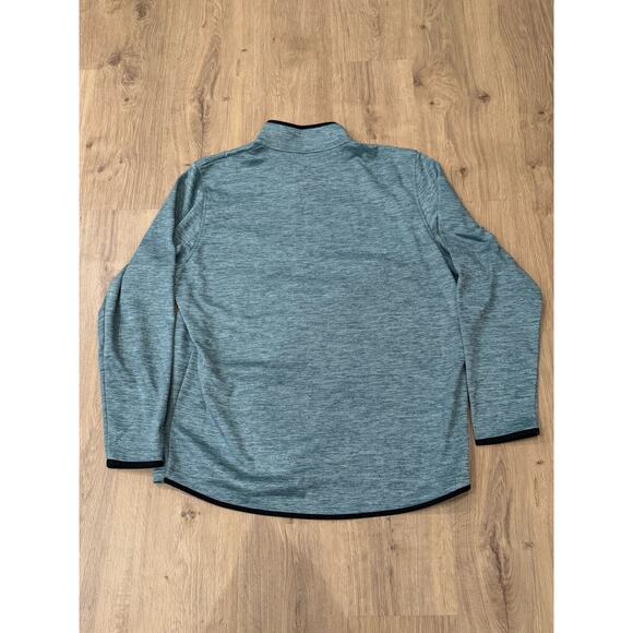 Under Armour ColdGear Mens Armour Fleece 1/2 Zip Pullover Large Heather Blue NWT - Picture 8 of 8
